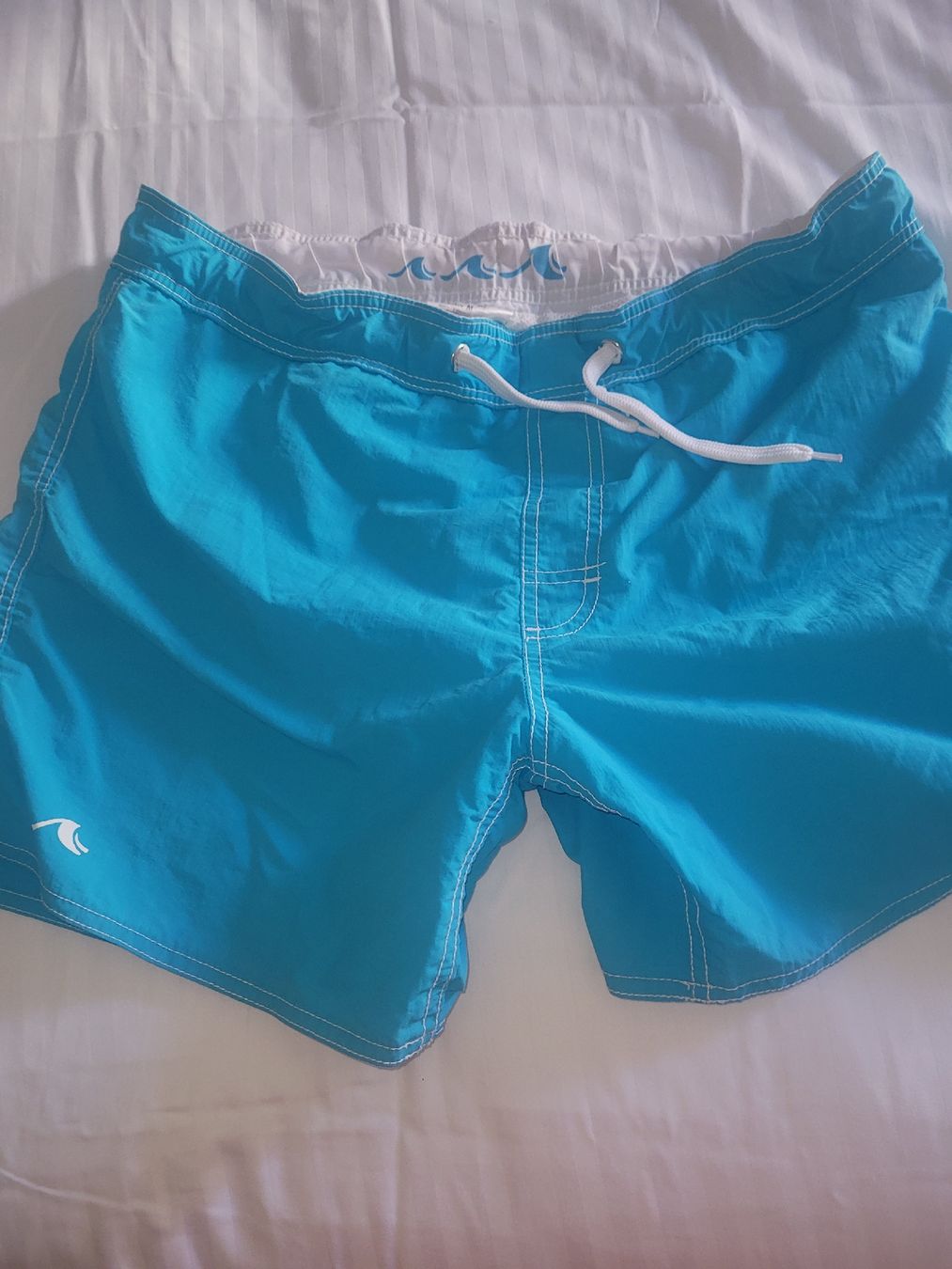 Hosen: FSBN Badeshorts, Grösse M, Türkis – Neu (gemäss Beschreibung) aus Bassersdorf von K1966