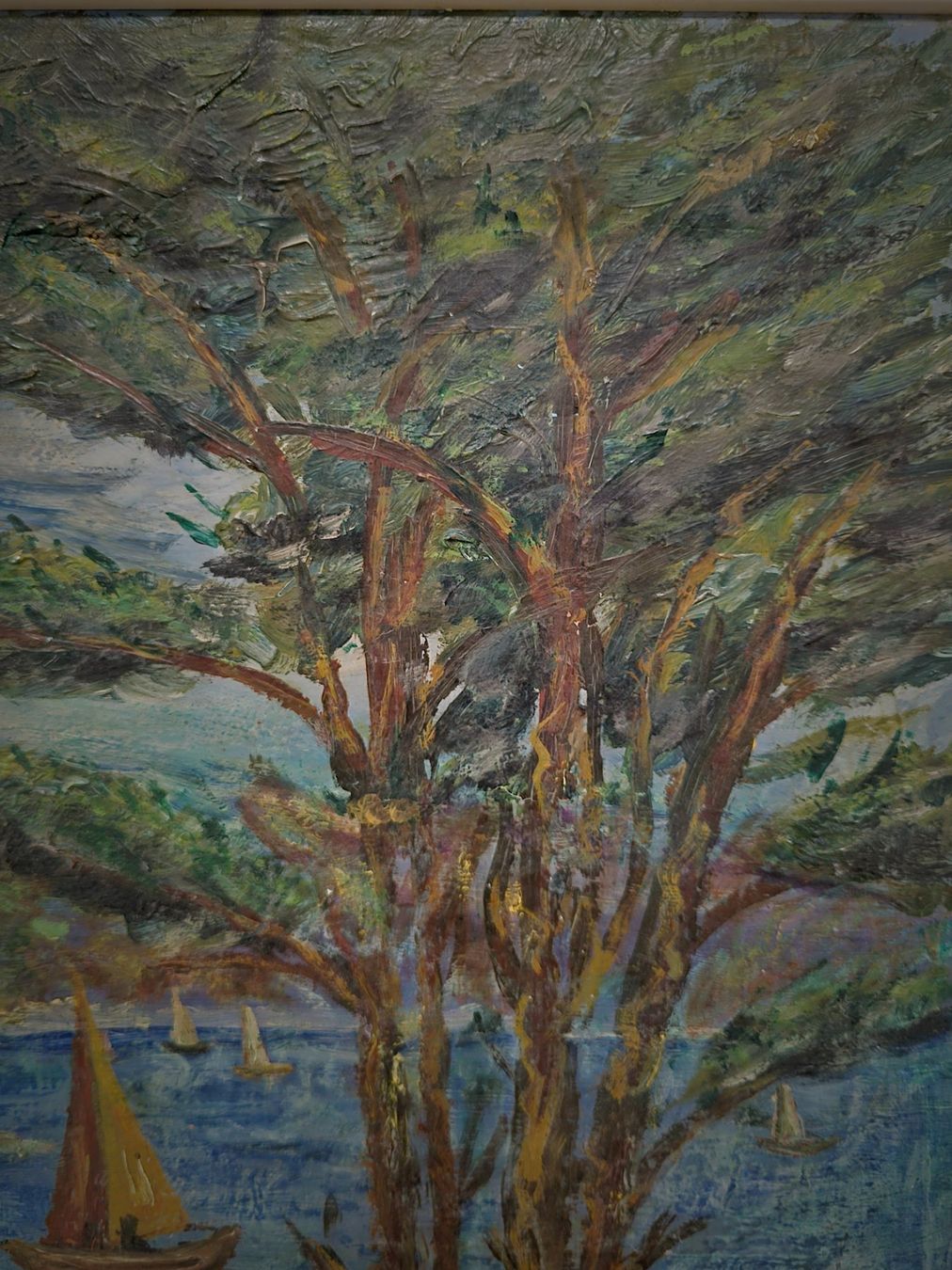 Gemälde: Vintage postimpressionistisches Antibes-Ölbild, signiert – Gebraucht aus Erlinsbach von ZeitlosArt 6