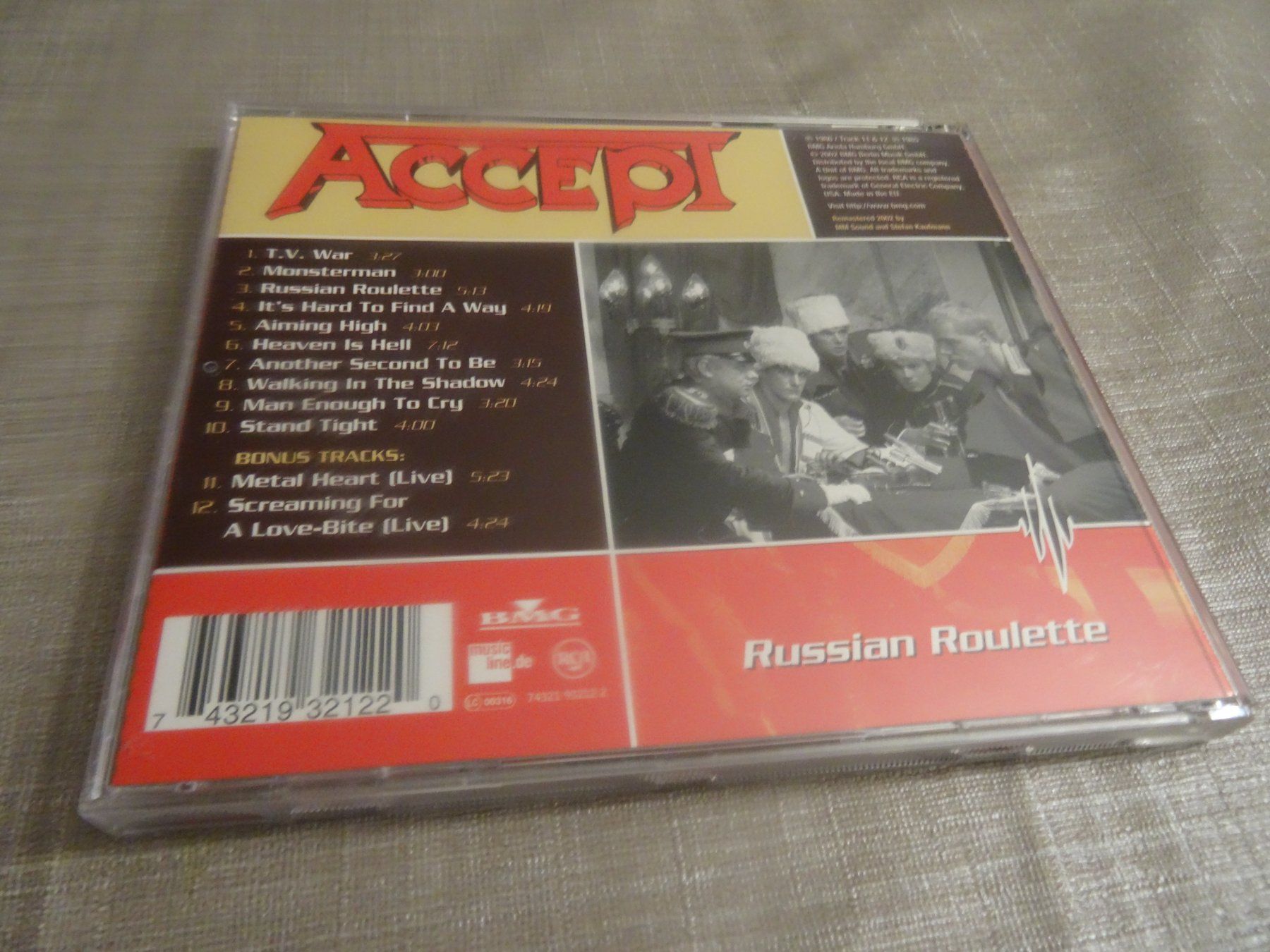 CD: Accept - Russian Roulette CD – Usato da Olten venduto da Disc-Ausverkauf 1
