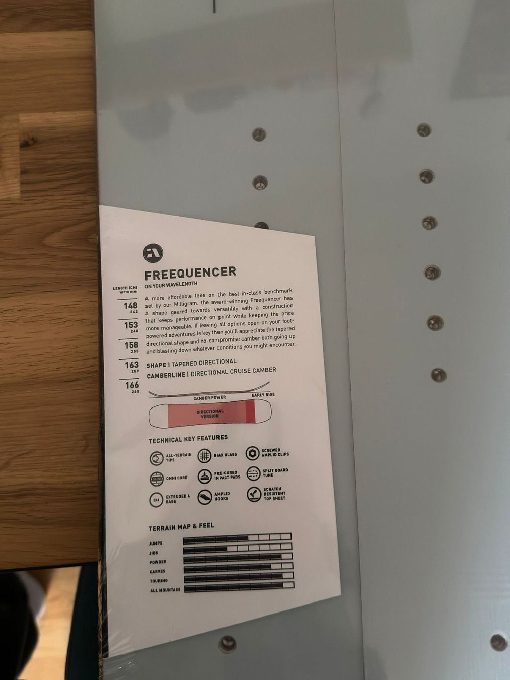 Board: Amplid Freequencer (153) + Sp Connect ME SPlit Bindung SET – Nuovo e nell'imballaggio originale da Zürich venduto da TDOGG 6
