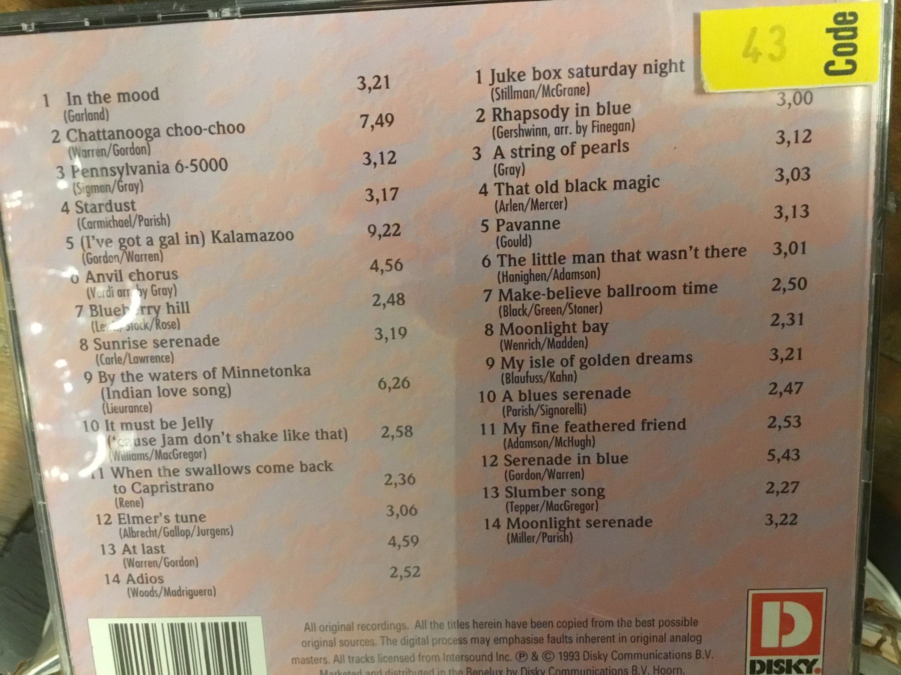CDs: Glenn Miller - The Best Of - CD -    BOX – Gebraucht aus Thierachern von sweden08 1