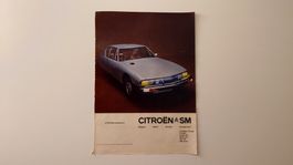 CITROEN SM - Werbung / Bilddokument / Reklame