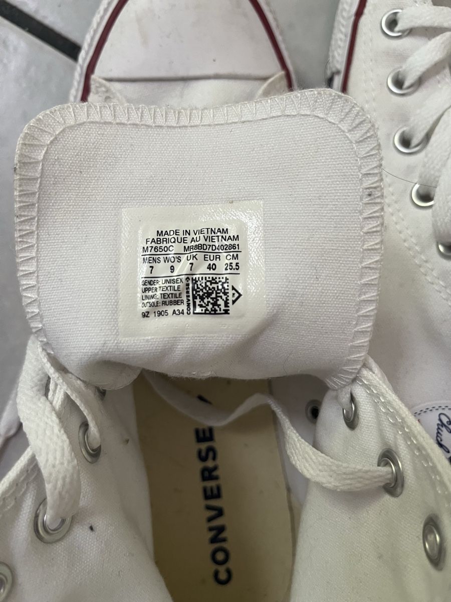Converse Chaussures hommes: Weisse Chucks 40 – D'occasion à Bern par Ginocchi 2