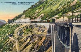 Lötschberg  VS  -   Eisenbahn  BLS  /   4  Karten