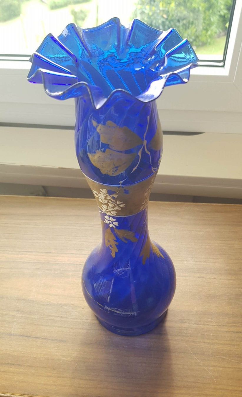 Vasi & Recipienti: Vase blaues Glas – Usato da Mörschwil venduto da wunderkiste44 6