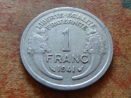 FRANCE  1 Franc  1941  (P)