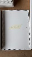 1x USM Haller 35 x 25 Blech Reinweiss