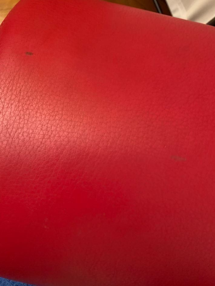 Pfister Divani: Rot design Leder Sofa von Möbel Pfister – Usato da Zürich venduto da Mobberhund 3