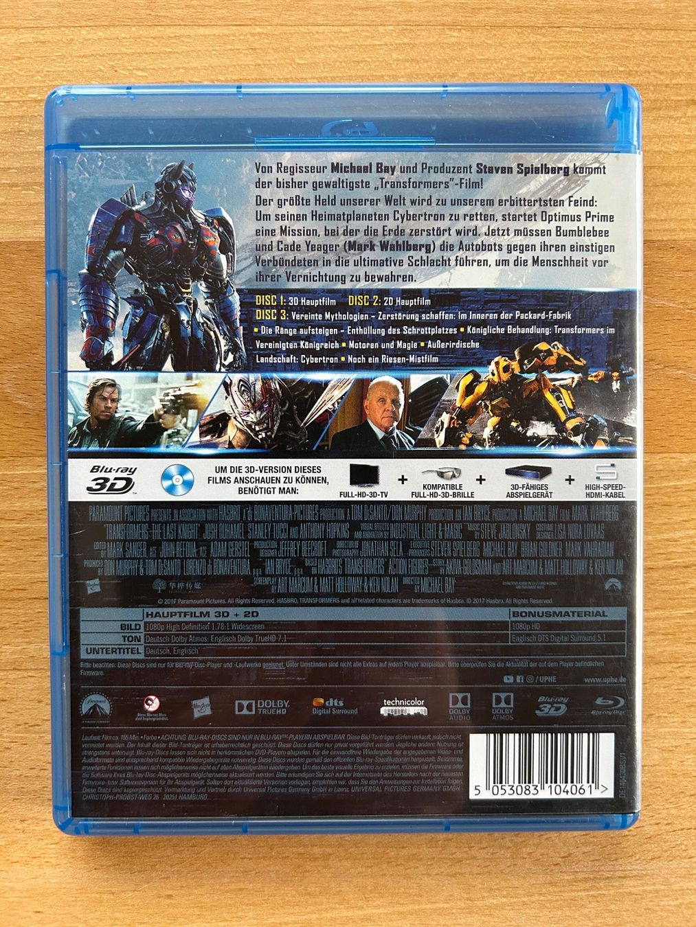 Tutti i DVDs: Transformers (The last Knight) Blu-Ray – Usato da Grosswangen venduto da che_gr 2