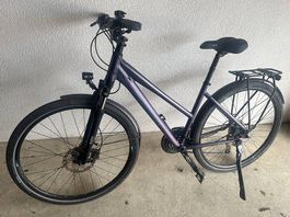 Fahrrad Damenvelo Trekking Crosswave Quest M