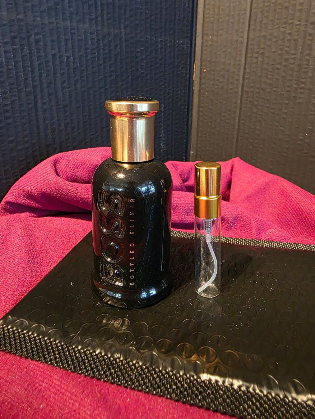 Hugo Boss Profumi & Eau de Toilette: Boss Bottled Elixir, Abfüllung 5ml, Parfum – Nuovo (secondo la descrizione) da Winterthur venduto da Bratwurstbrater
