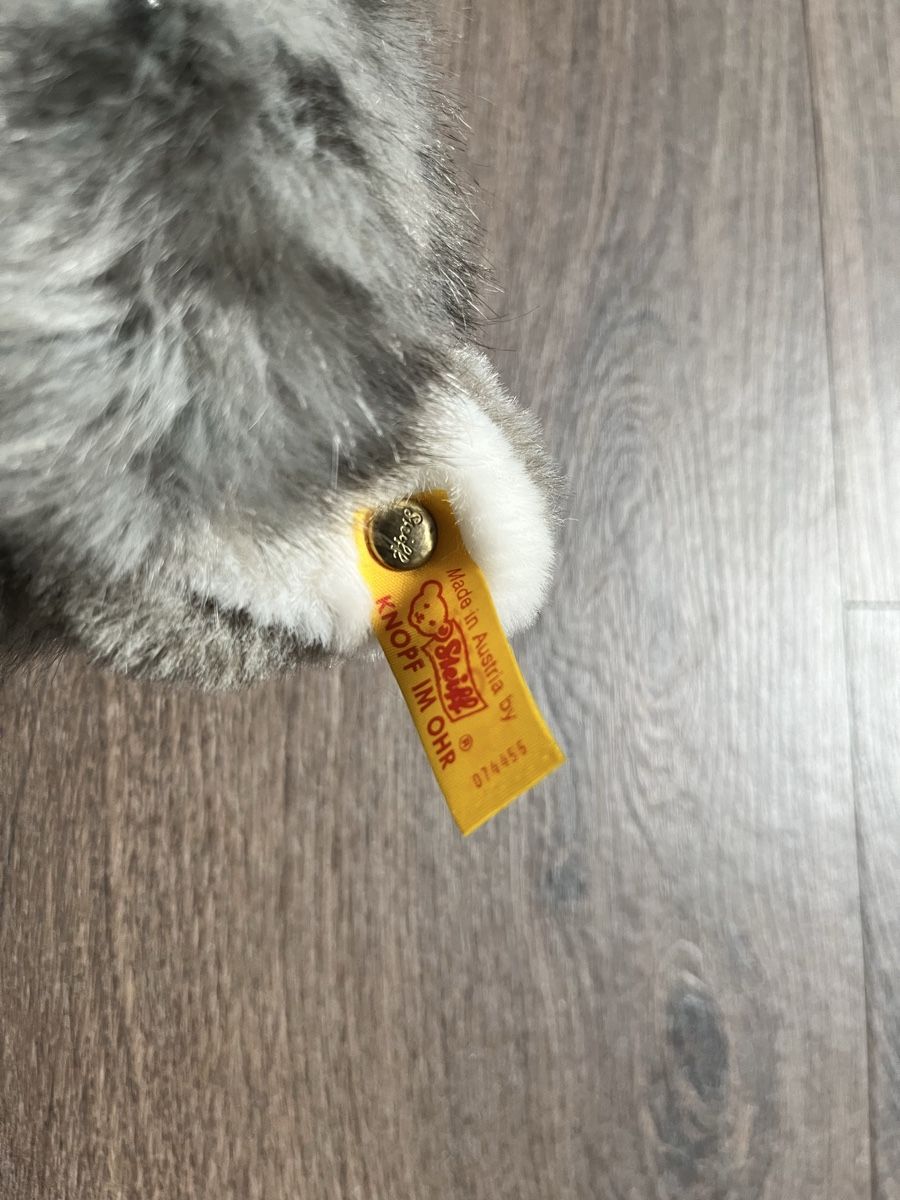 Steiff Spielzeuge: Steiff Katze mit Knopf im Ohr – Gebraucht aus Reitnau von Spitzmaus2007 1