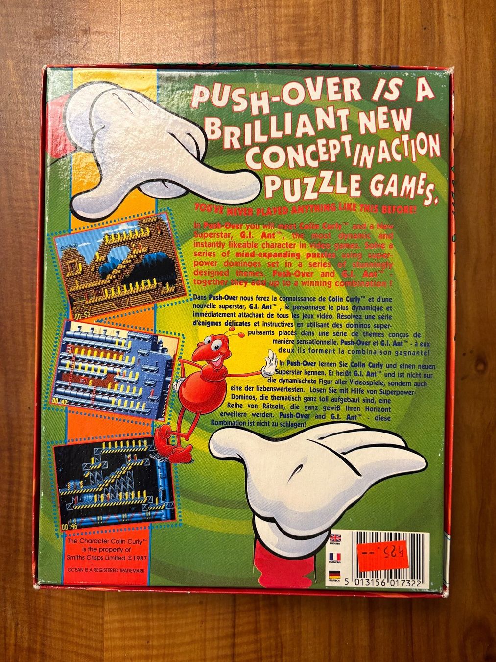 Giochi: Amiga Spiel: Push Over (Big Box) – Usato da Niederhasli venduto da Manuf0 1