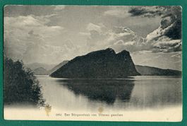 Bürgenstock von Vitznau gesehen, 1907, gelaufen