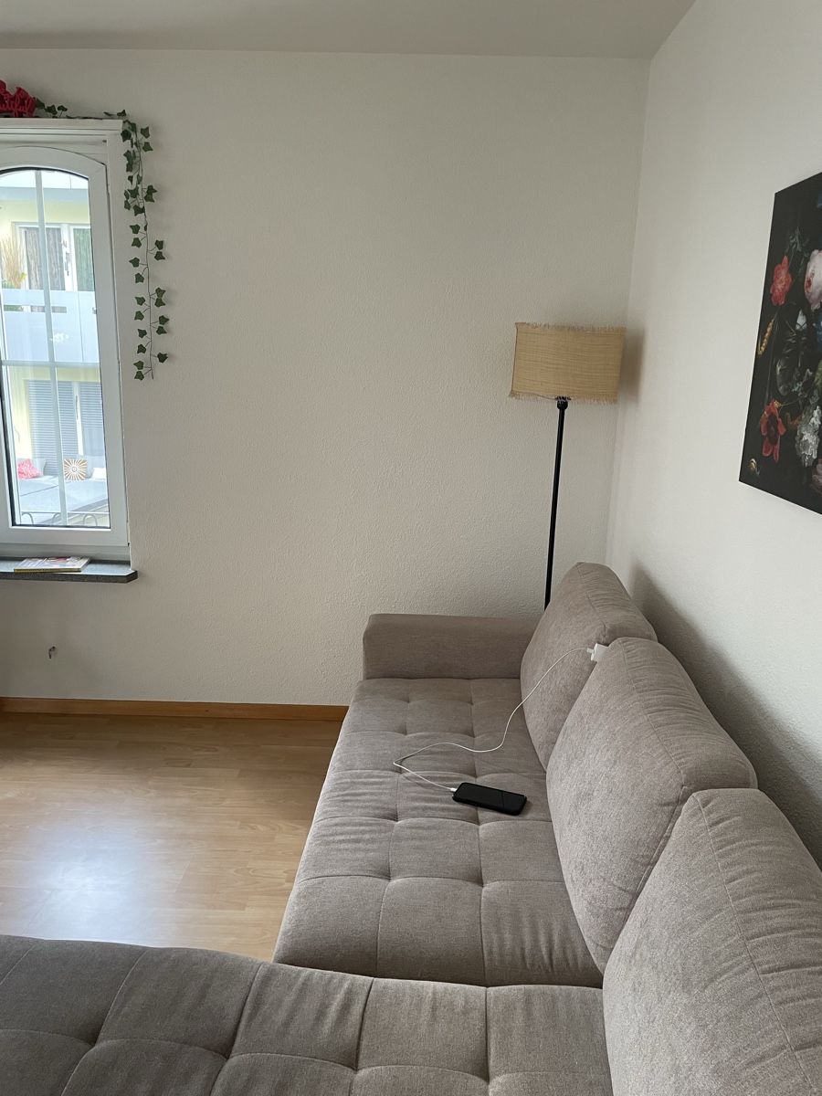 Divani: Gemütliches Schlafsofa, grau-beige – Usato da Liebefeld venduto da ana_d6d7 2