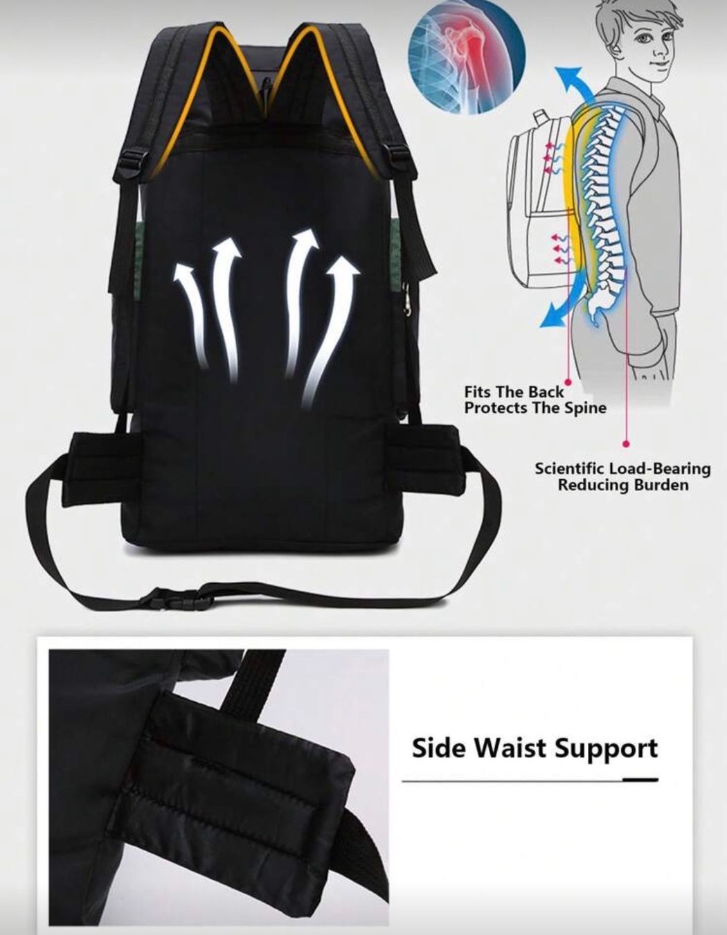 Zaini: Grosser Trekkingrucksack 70L – Nuovo e nell'imballaggio originale da Emmenbrücke venduto da ShopDirect 3
