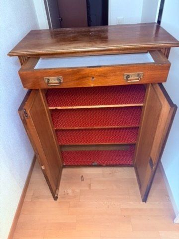 Cassettiere: Jugendstil-Kommode mit Schnitzerei – Usato da Zürich venduto da Alberto_zh 3