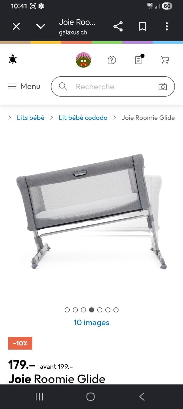 Letti: Lit cododo Joie Roomie Glide – Usato da Croy venduto da bad_c6bf 3