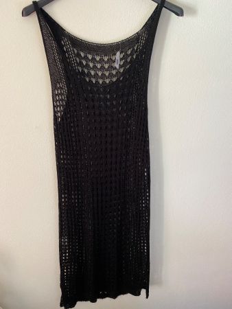 SOMMER TRÄGERKLEID ,DAMEN,SCHWARZ