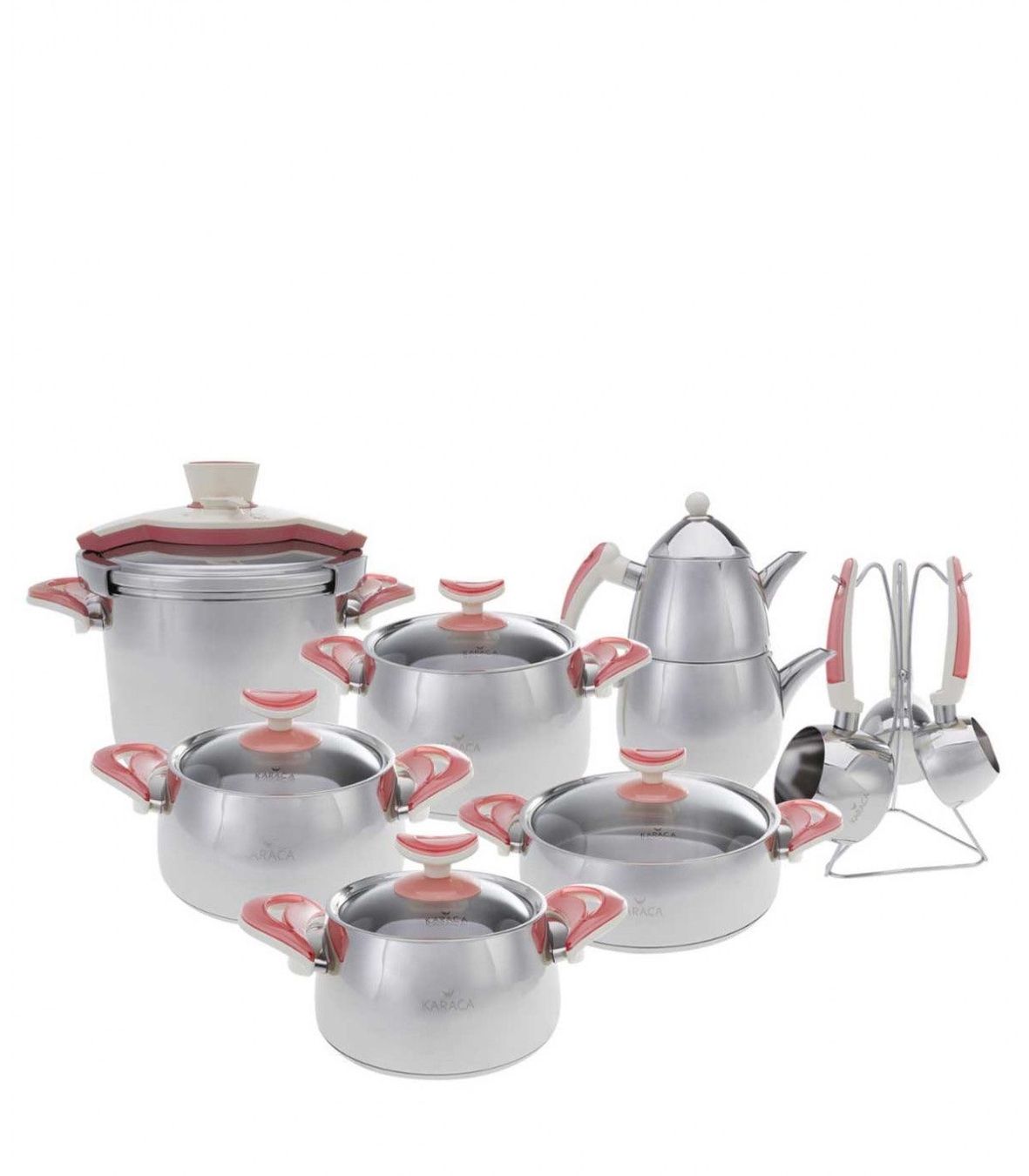 Casseroles: Karaca Nilüfer Topf-Set 17-teilig – Neuf avec emballage d'origine à Reinach AG par evimshop 7