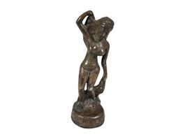 Patinierte Bronzestatuette