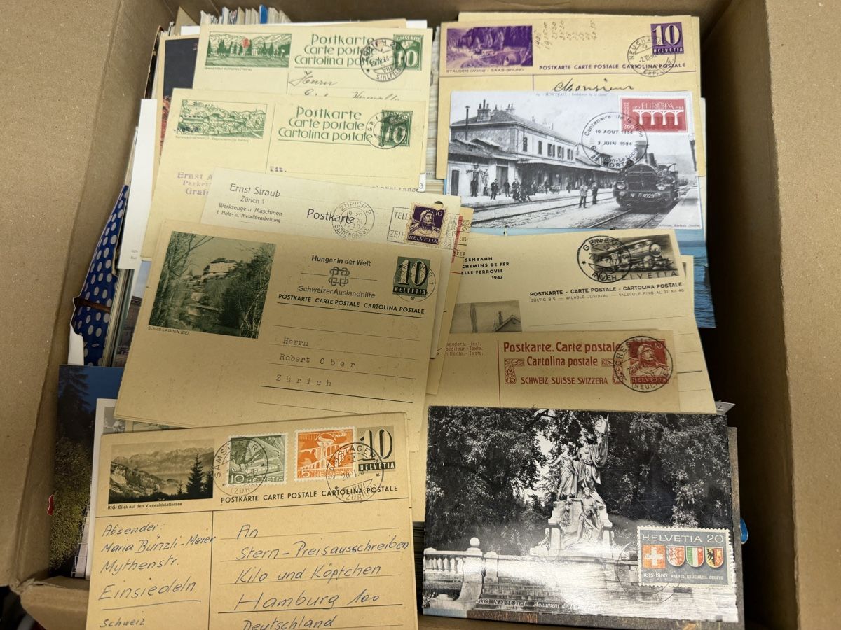 Cartoline postali: Karton mit Ansichts /Post und Maximumkarten ab Alt – Usato da Murgenthal venduto da Tina_4055 7