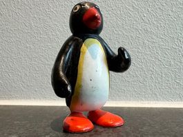 Pingu Figur Handbemalt EdiToy 1990 Vintage