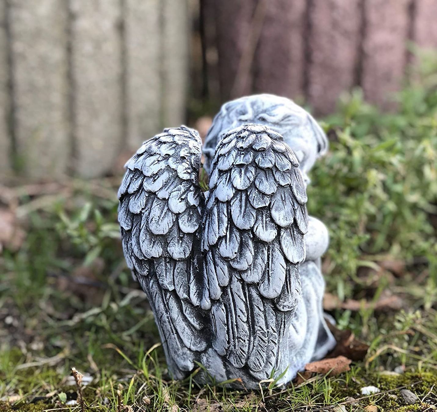 Skulpturen & Statuen: Engel Steinfigur Steinskulptur  Gartenfigur – Neu (gemäss Beschreibung) aus Lopagno von CLep 3