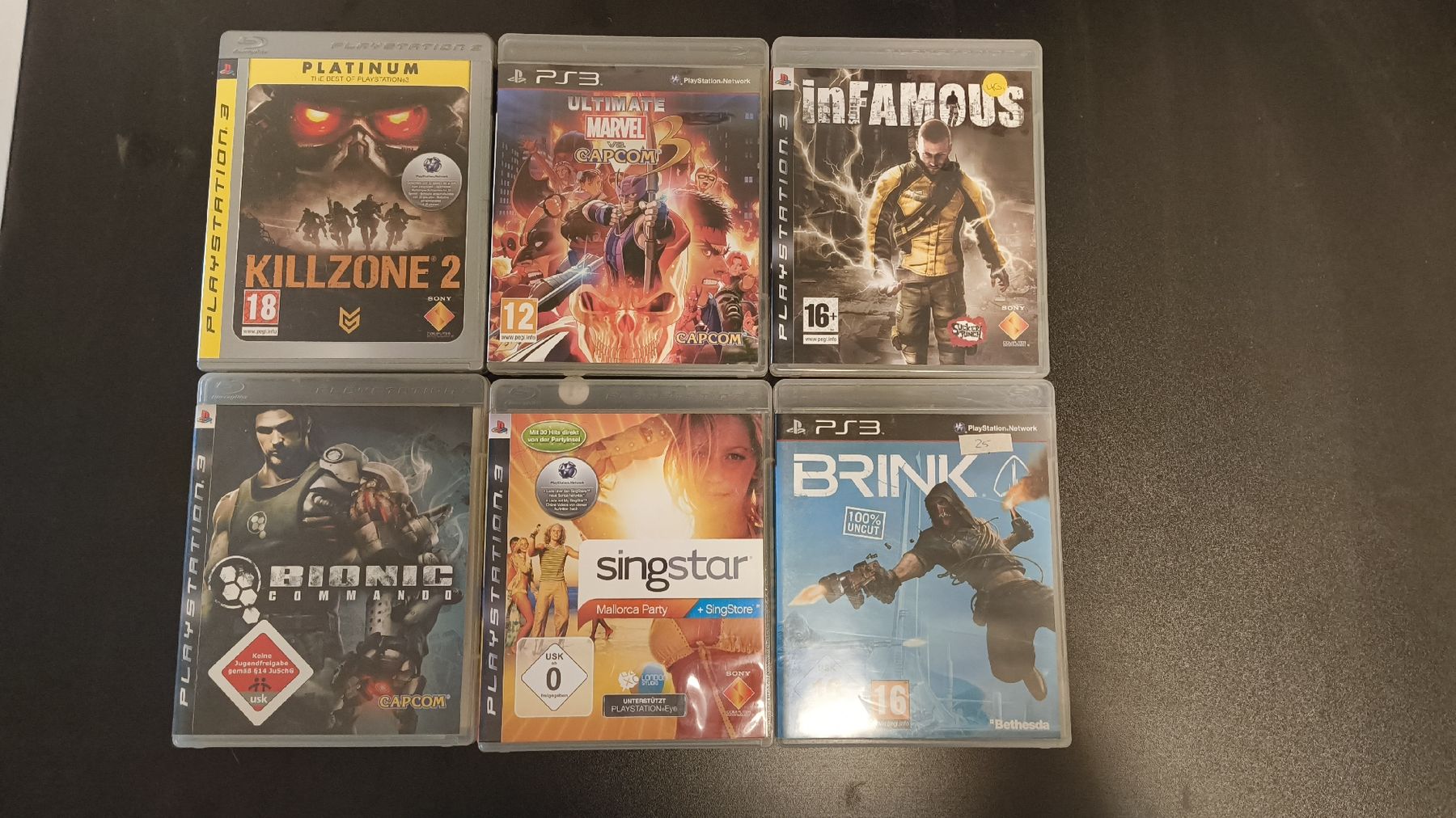 Giochi: PS3 Spiele Konvolut - Killzone, Marvel, Singstar u.a. – Nuovo (secondo la descrizione) da Basel venduto da MinaM2014
