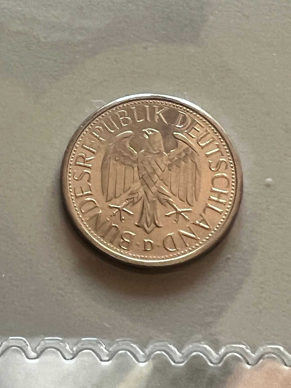 Alle Münzen: 1 Deutsche Mark 1985  (eingeschweisst) – Gebraucht aus Schötz von Odpa 1