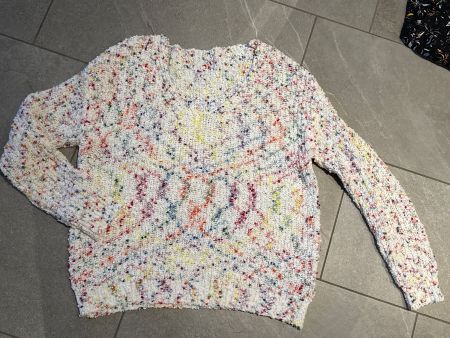 Strick Pulli, V- Ausschnitt, L