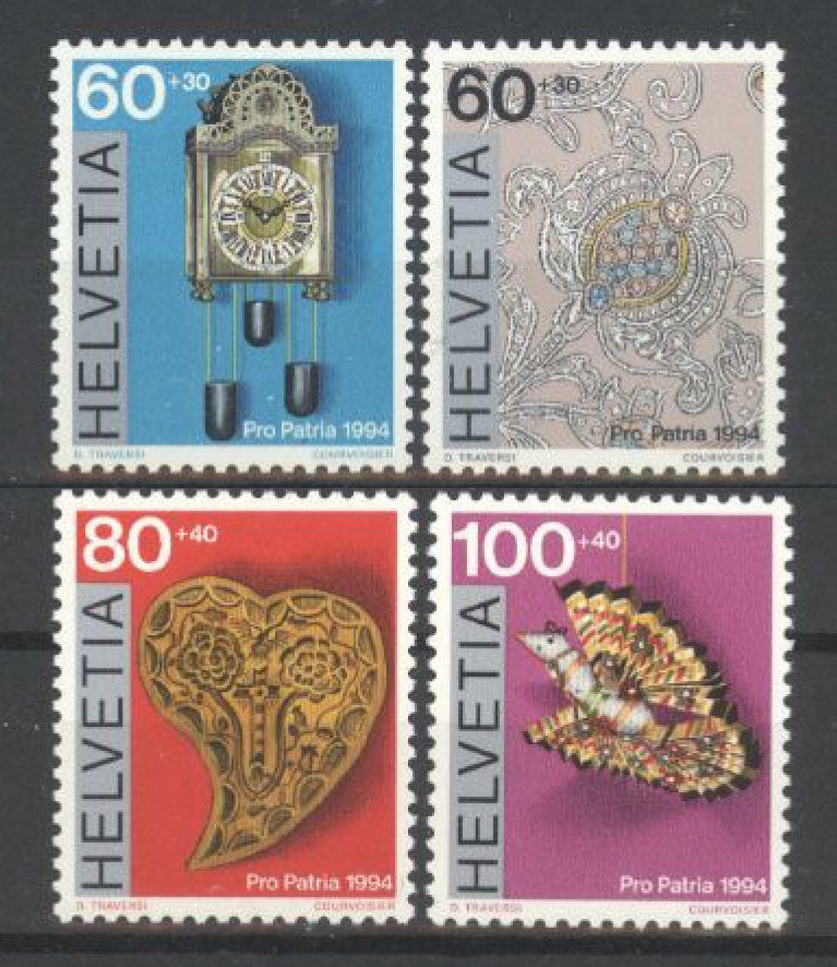 Tutti i francobolli: 1994, Pro Patria ** – Usato da Willisau venduto da Vollstempel