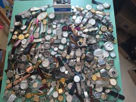 MEGA LOT UHREN ca.7 Kg  für Projekten, Ersatz DEFEKT!