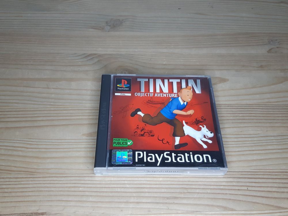 JEU PS1 TINTIN: OBJECTIF AVENTURE - Cash express