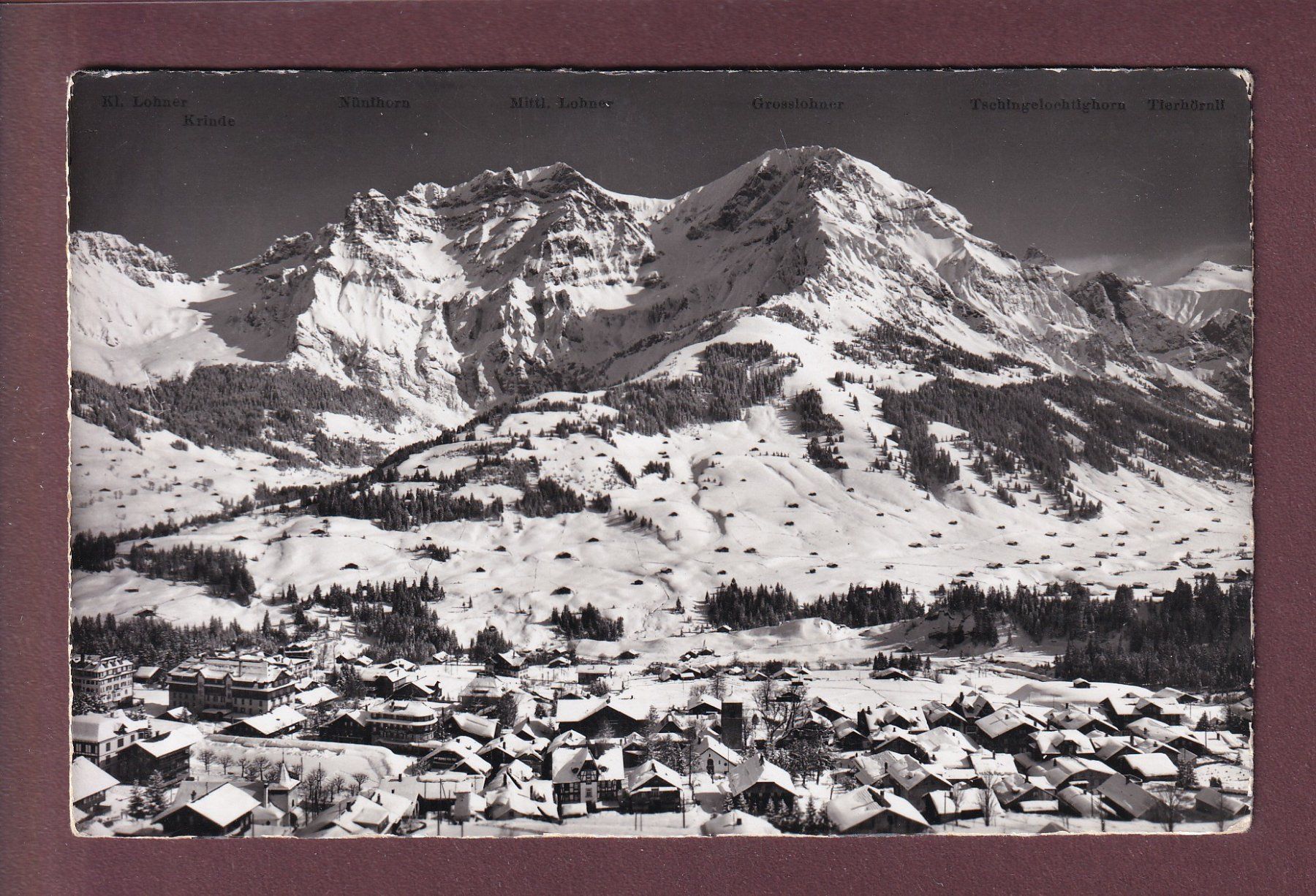 Cartoline postali: ADELBODEN - Grosslohner – Usato da Pully venduto da nicecards
