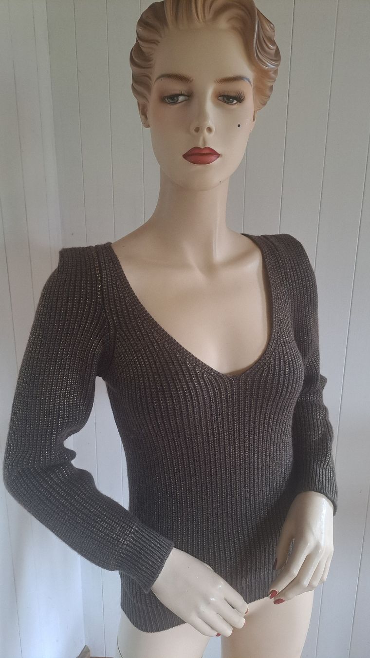 Kookai Maglioni & Felpe: KOOKAÏ Rippstrick Pullover y2k VtG Strickpullover Merino S 2 – Usato da Mollis venduto da Fauchi99