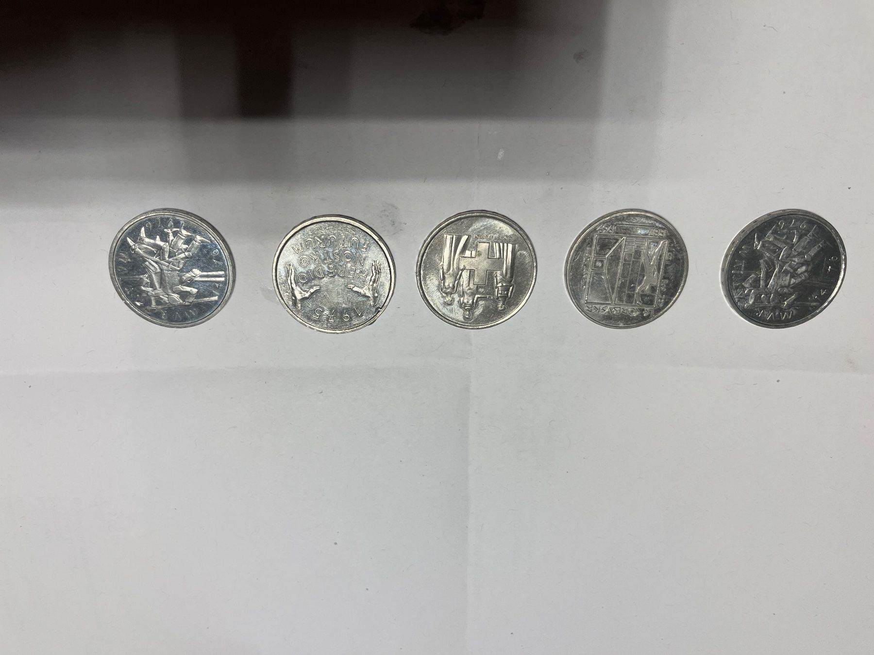 Tutti le monete: Schweizer Münzen Set - 5 Stück, a 5 Franken – Nuovo (secondo la descrizione) da Seon venduto da Sonnenblume95 1