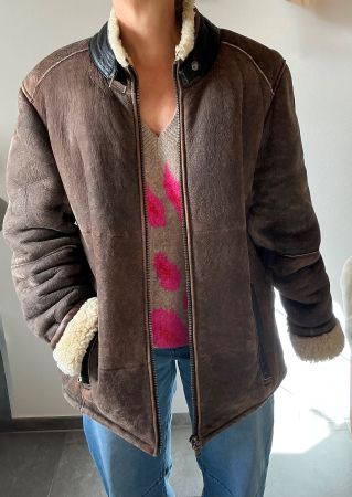 Gefütterte Lammfelljacke Top Qualität ( gratis Versand CH )