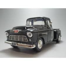 Chevrolet Modellautos: Chevrolet 5100 Stepside Pick Up 1955 schwarz       1:24 – Neu und originalverpackt aus Gerlafingen von espero88 1