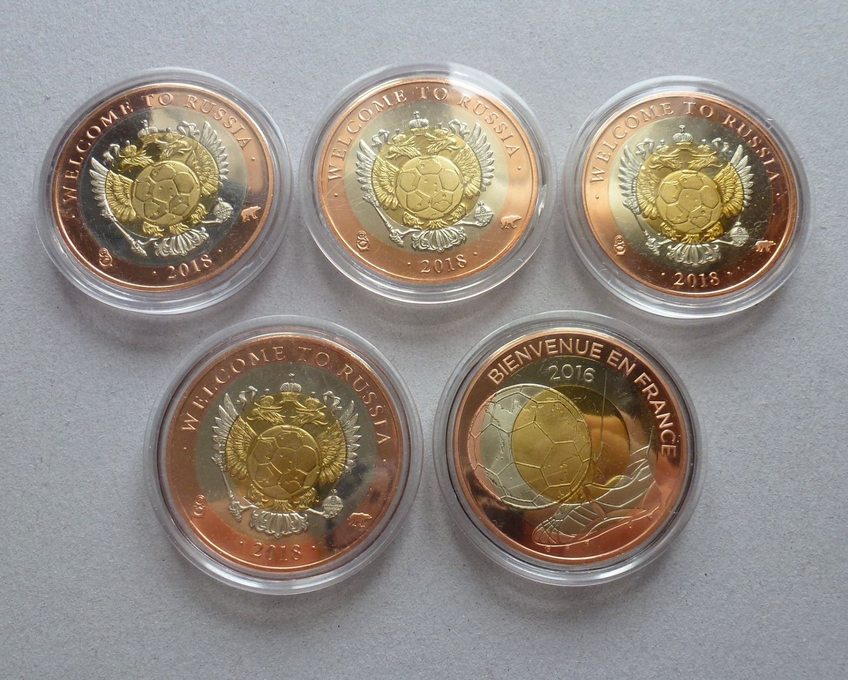 Medaglie: Tolle Sammlung von 5 Stück Triplex Medaillen – Usato da Walkringen venduto da Casablanca777 6