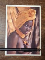 Fotopostkarte Porträt afrikanische Frau nackt