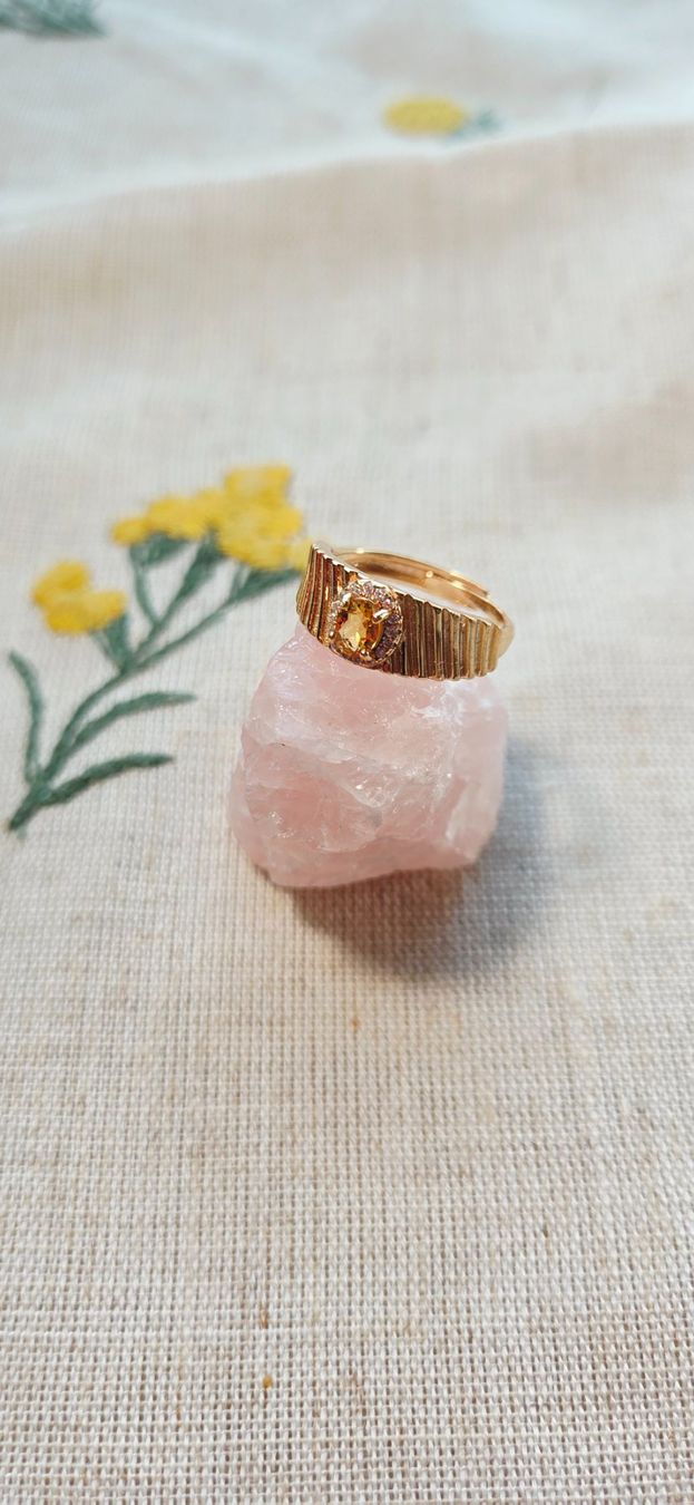 Anelli: NEW - S925 Citrine Ring (Adjustable) – Nuovo (secondo la descrizione) da Zürich venduto da cin_wcf6 4