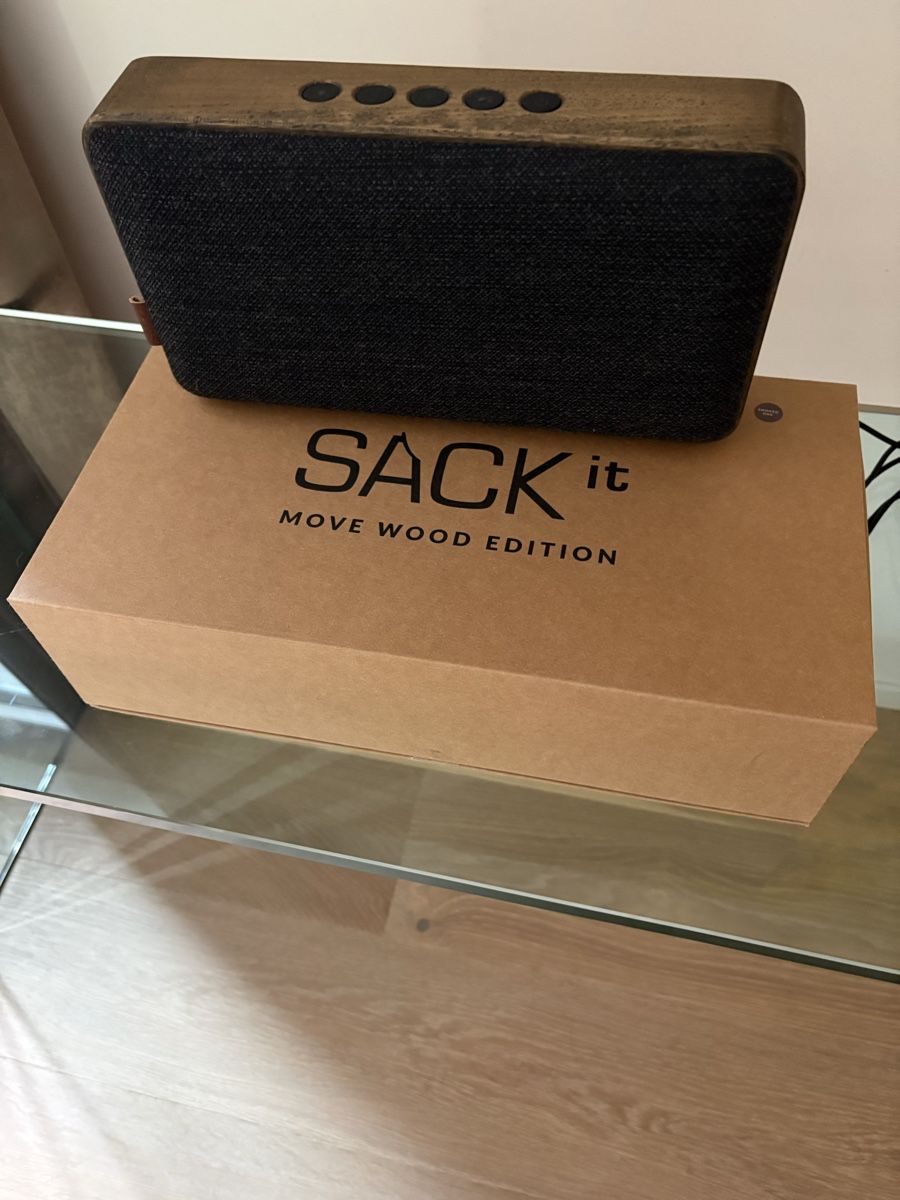 Casse acustiche: SackIt Move Smoked Oak Bluetooth  – Nuovo e nell'imballaggio originale da Rifferswil venduto da Skywin01