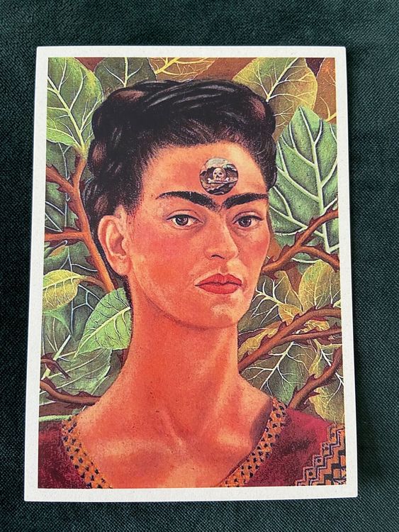 Frida Kahlo Postkarte auf Apfelpapier | Kaufen auf Ricardo