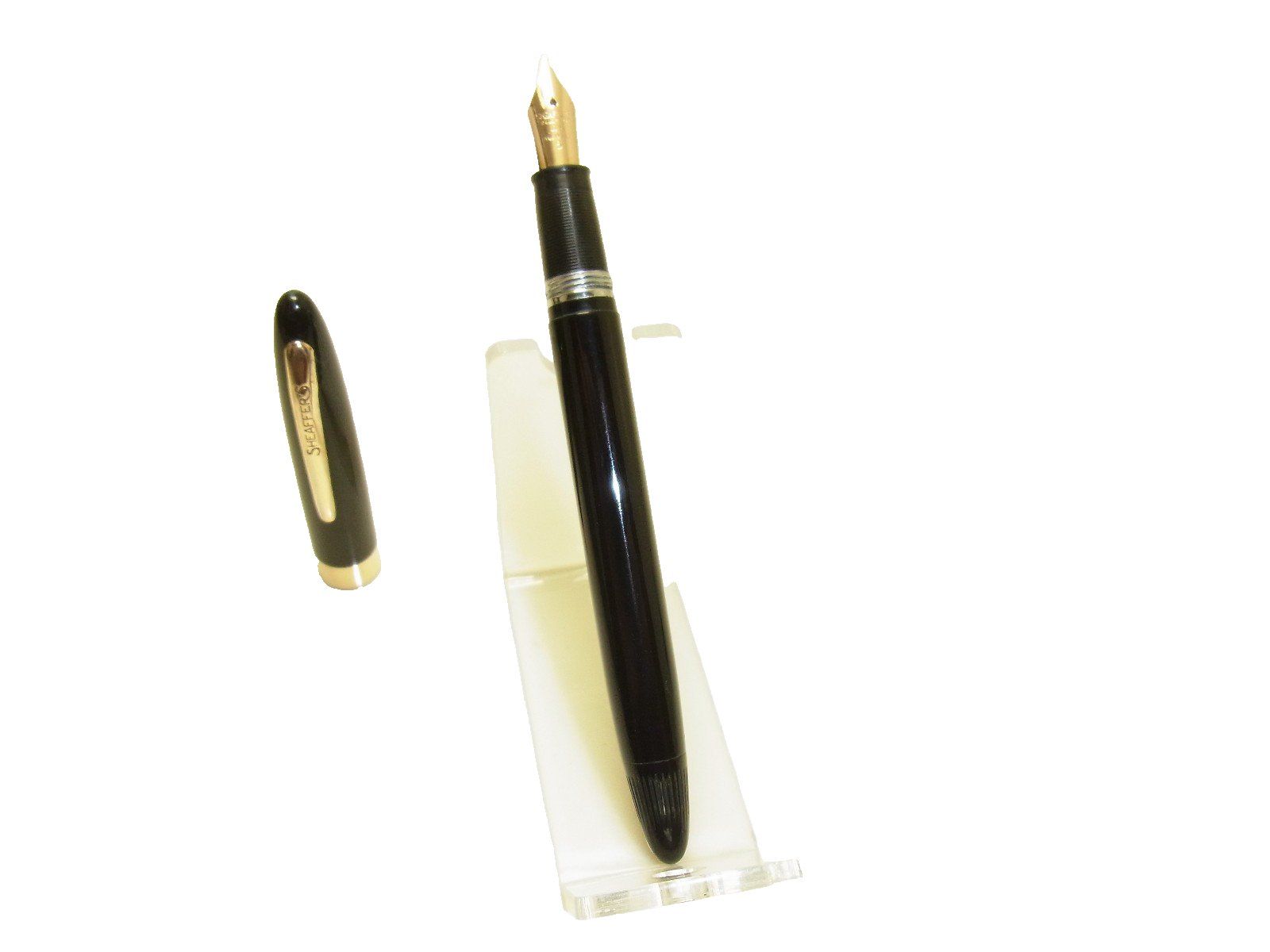 Stifte & Marker: 1952-58 SHEAFFER ADMIRAL Schnorchel Füllhalter 14K M – Gebraucht aus Springe von WaSuPen