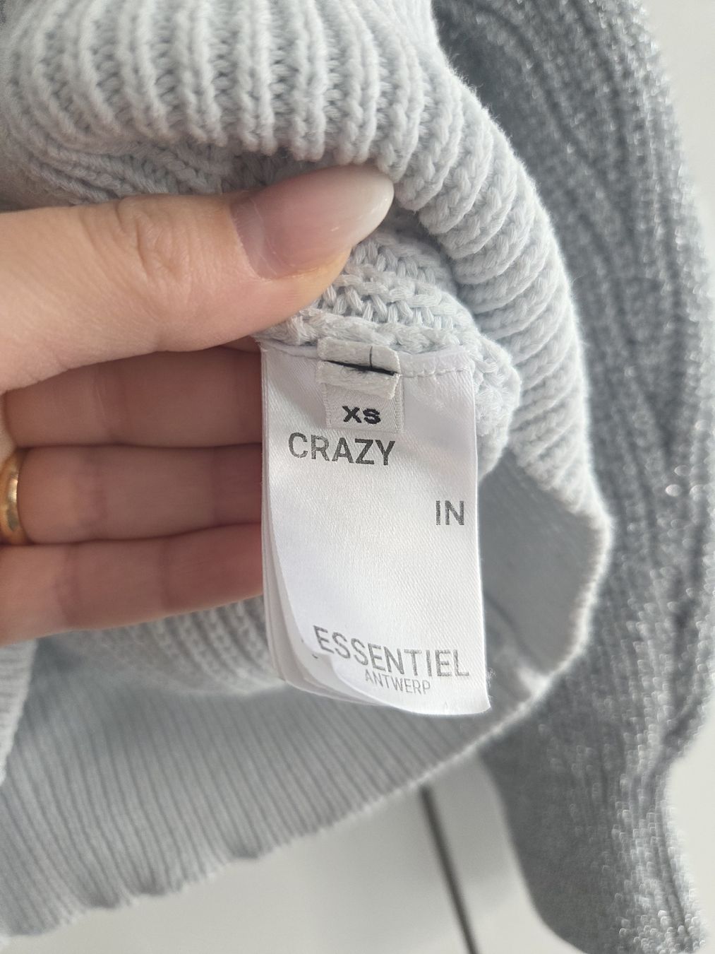 Maglioni & Felpe: Weiss-silberner Strickpullover XS – Usato da Rüfenacht BE venduto da Biancaro 4