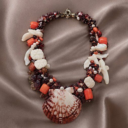 Catenine: Collana artigianale con conchiglie e coralli – Usato da Lugano venduto da R.Riccardo 3