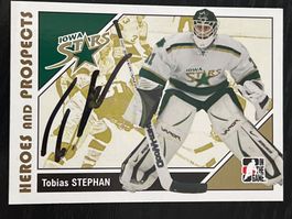 Tobias Stephan Original Autogramm EVZ EV Zug EHC Kloten