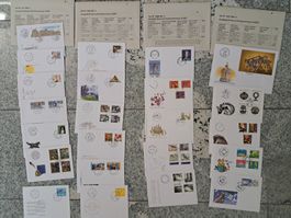 Ersttagsbriefe Jahresserie 2007 FDC Briefe
