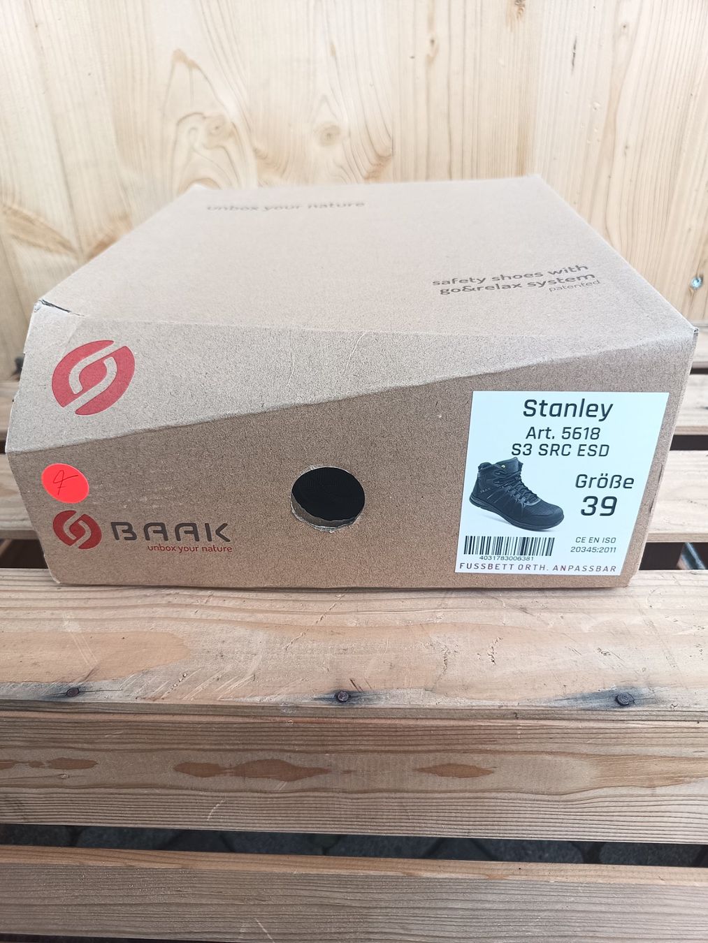 Herrenschuhe: Baak Sicherheitsschuhe S3 SRC ESD 39 – Neu und originalverpackt aus Oberegg von 19franzi94 8